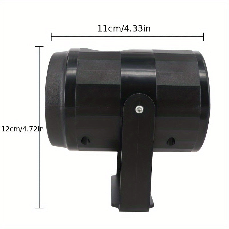 1pc Snowflake Christmas Laser Projector Light,16 patterns Waterproof Rotating Christmas LED Stage Lights Christmas Decoration