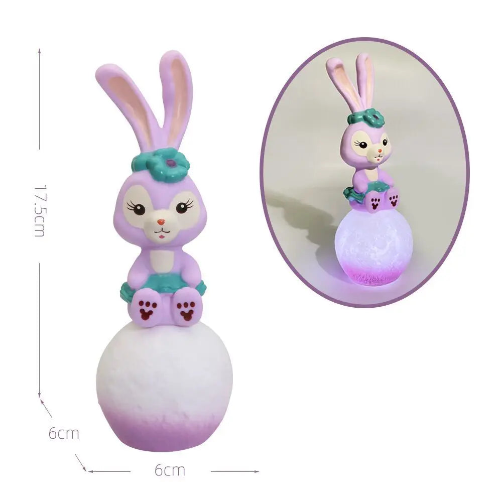 Sanrio Kuromi Cinnamoroll Hello Kitty Cartoon Glowing Night Light Bedroom Lamp Kawaii Cute Desk Decorations Birthday Accessories