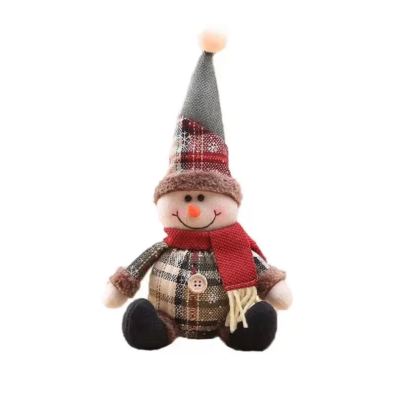 New Big Santa Claus Snowman Elk Doll Children Xmas Gift Christmas Tree Decorations Home Wedding Party Supplies Plush Ornaments