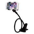 Universal Lazy Mobile Phone Gooseneck Stand Holder Stents Flexible Bed Desk Table Clip Bracket for Phone Flexible Holder Arm