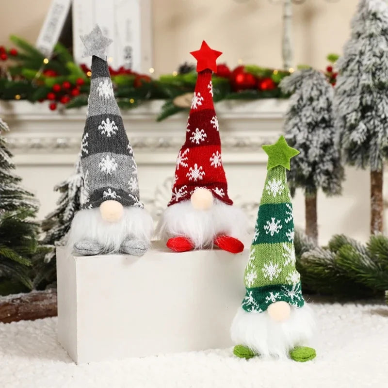 New 6 Styles Glowing Gnome Christmas Faceless Doll Merry Christmas Home Decoration Navidad Natal Gift New Year Christmas Gifts