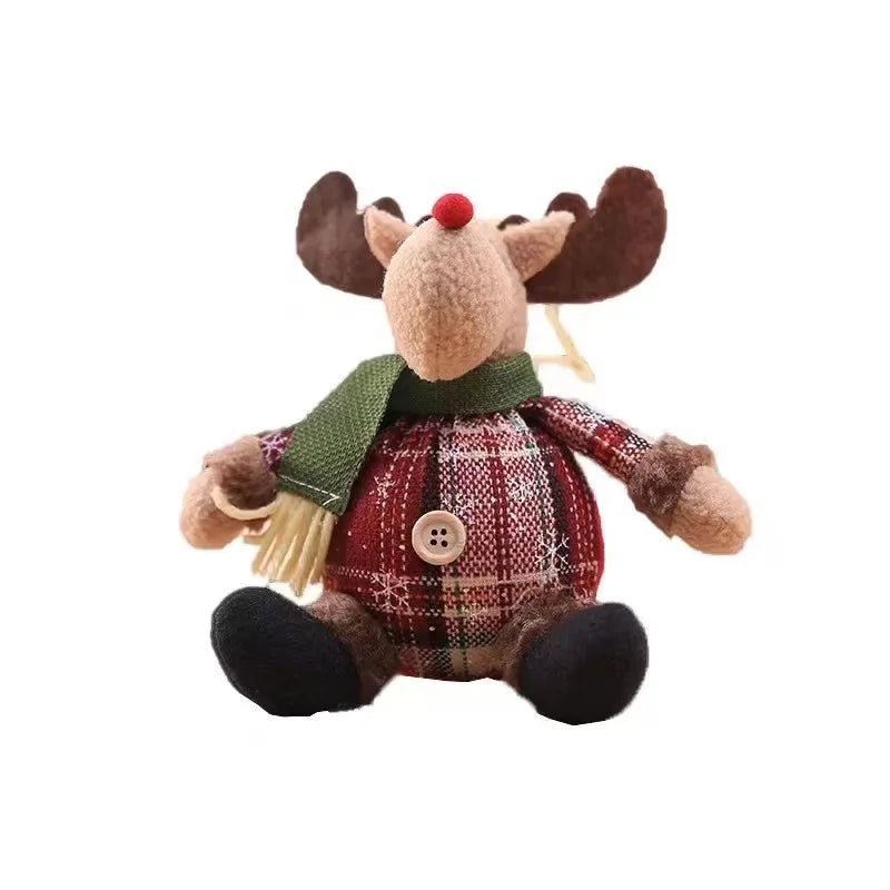 New Big Santa Claus Snowman Elk Doll Children Xmas Gift Christmas Tree Decorations Home Wedding Party Supplies Plush Ornaments