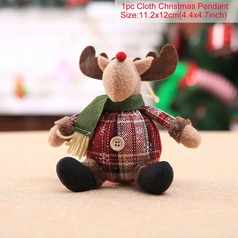Telescopic Christmas Doll Merry Christmas Decorations For Home 2023 Christmas Ornament Xmas Navidad Noel Gifts New Year 2024