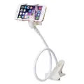 Universal Lazy Mobile Phone Gooseneck Stand Holder Stents Flexible Bed Desk Table Clip Bracket for Phone Flexible Holder Arm