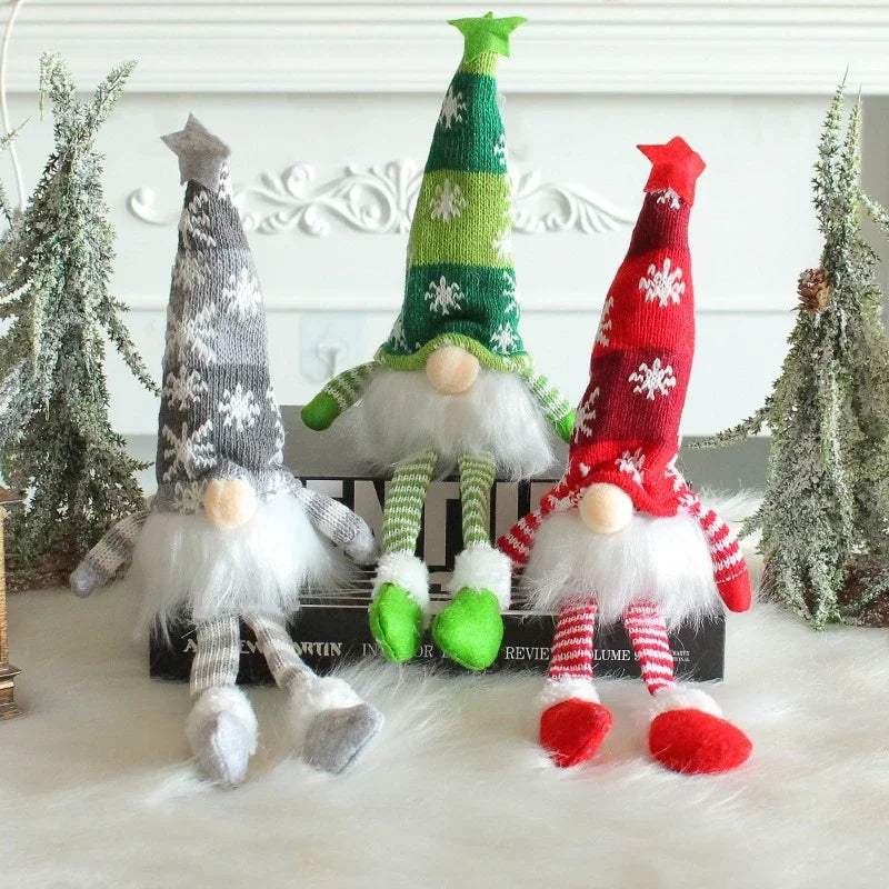 New 6 Styles Glowing Gnome Christmas Faceless Doll Merry Christmas Home Decoration Navidad Natal Gift New Year Christmas Gifts