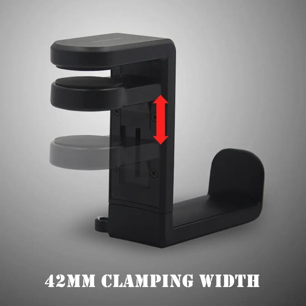 Universal Headphone Stand Adhensive Plastic Wall Mount Hanger Under Desk Headset Rack Holder Support For Gaming Earphone Bracket