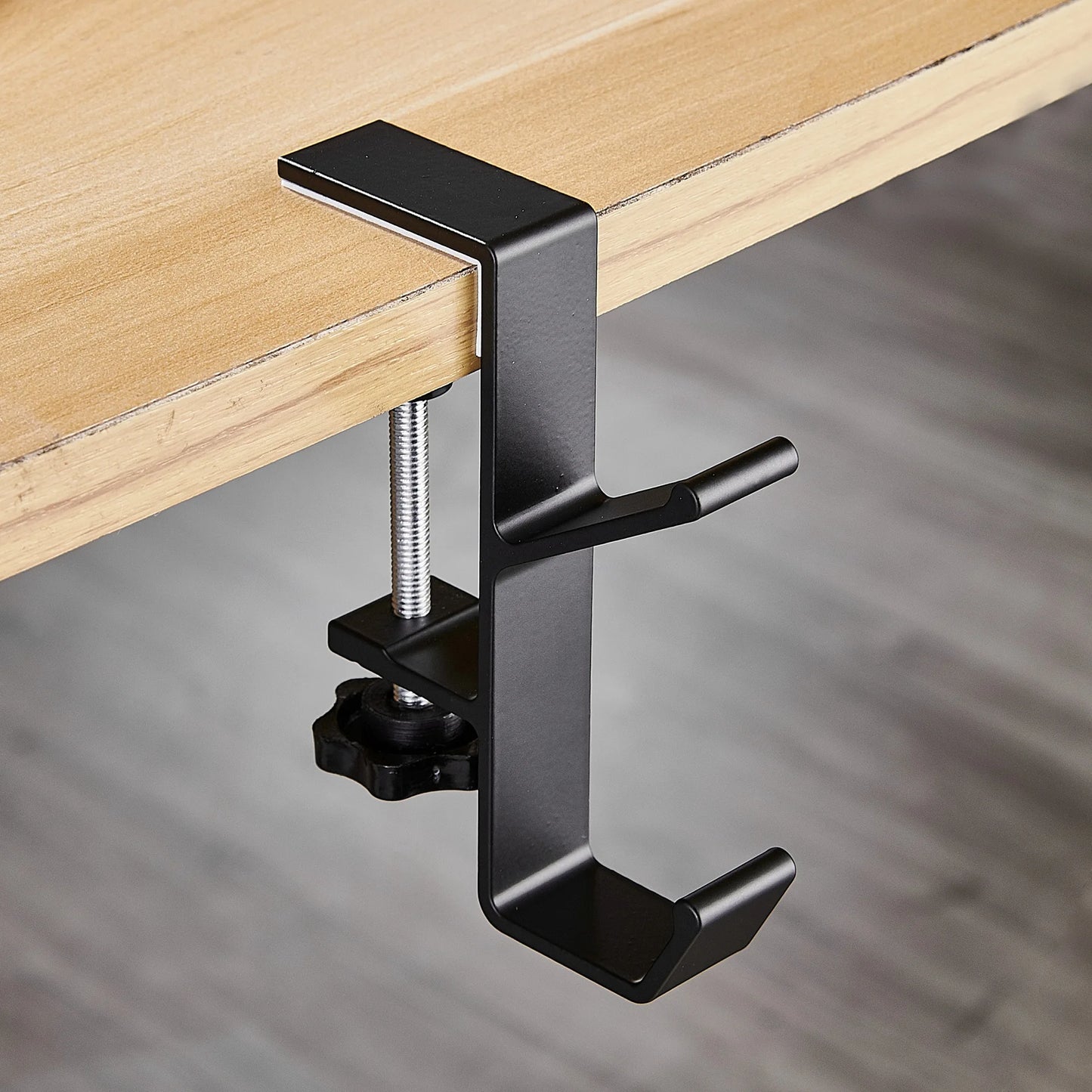 1PC Adjustable Desk Edge Hook Gaming Headset Desk Hanger Backpack Storage Hanging Hook Holder Punch-free Home Office Organizer