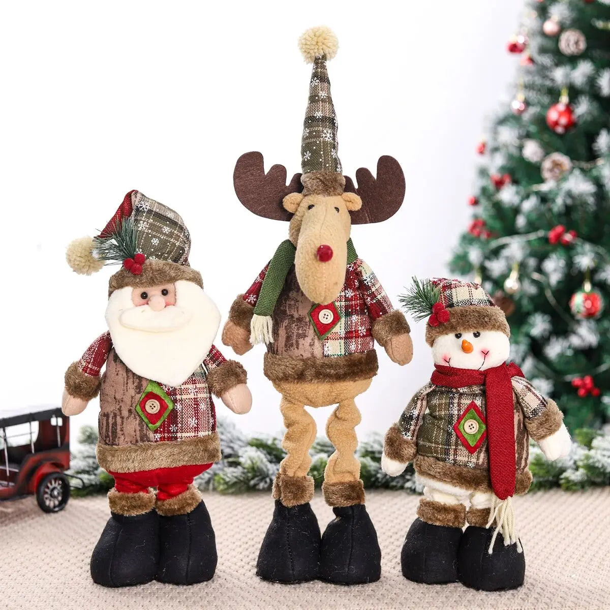 Telescopic Christmas Doll Merry Christmas Decorations For Home 2023 Christmas Ornament Xmas Navidad Noel Gifts New Year 2024