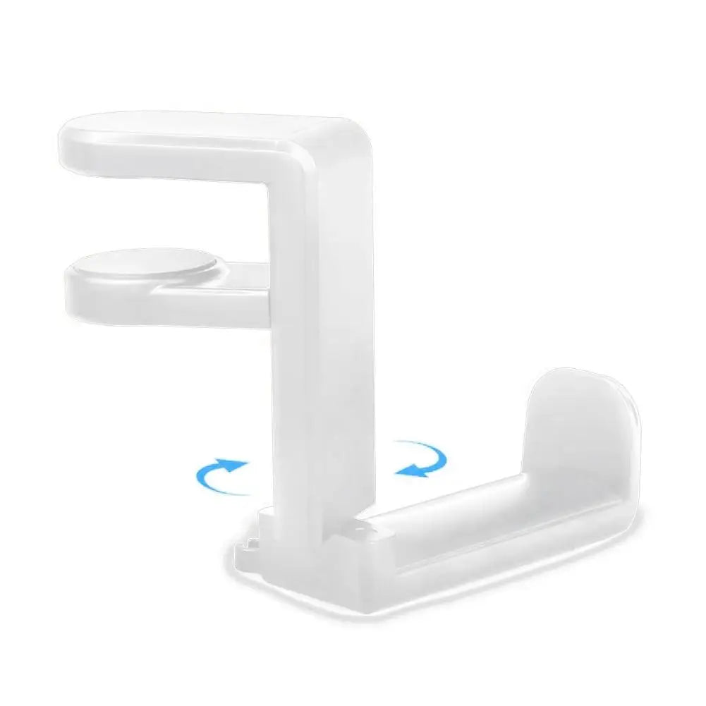 Universal Headphone Stand Adhensive Plastic Wall Mount Hanger Under Desk Headset Rack Holder Support For Gaming Earphone Bracket