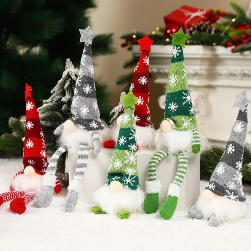 New 6 Styles Glowing Gnome Christmas Faceless Doll Merry Christmas Home Decoration Navidad Natal Gift New Year Christmas Gifts