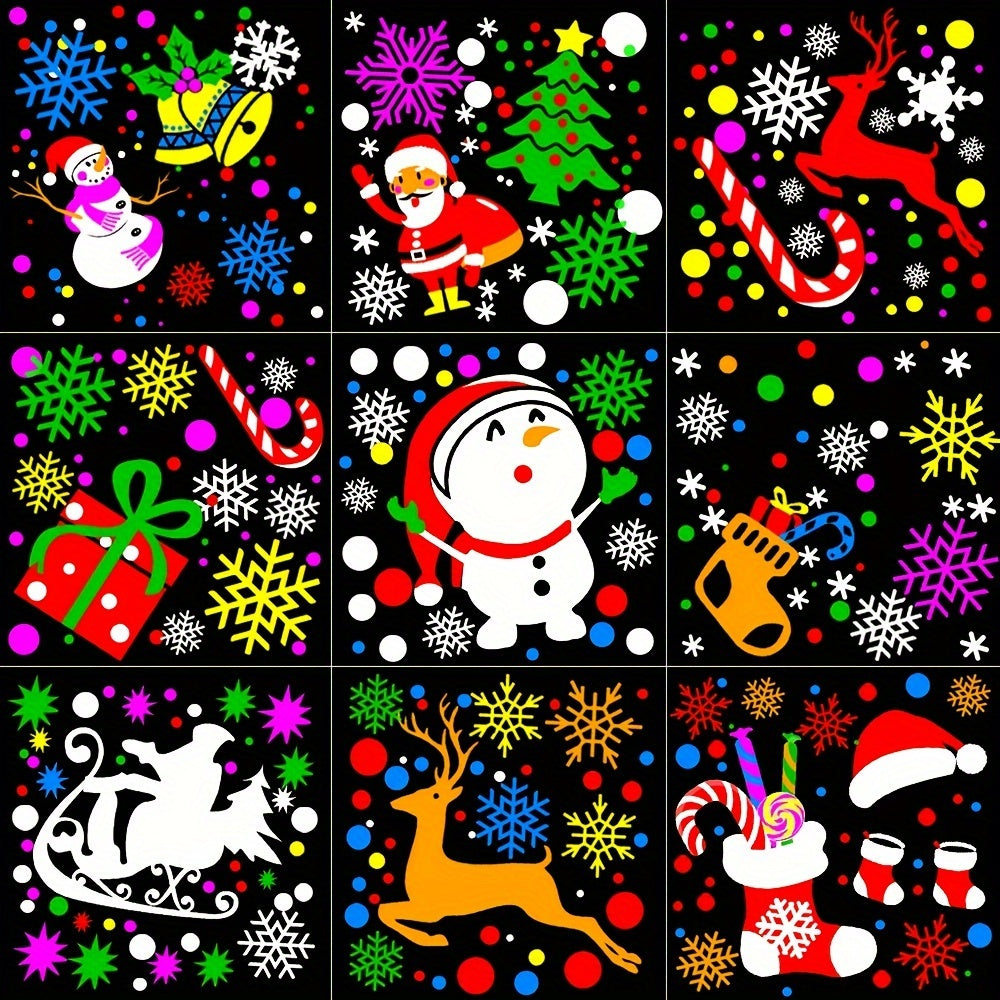 1pc Snowflake Christmas Laser Projector Light,16 patterns Waterproof Rotating Christmas LED Stage Lights Christmas Decoration