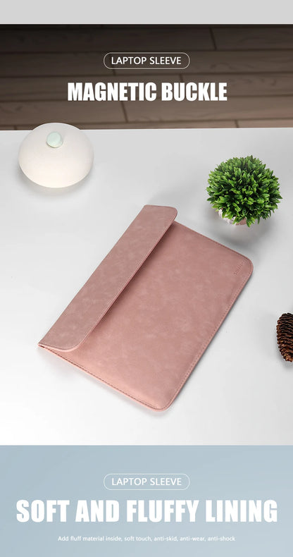 Laptop Sleeve bag Cases For Macbook Pro Air 13.3 M1 M2 13.6 11 14 16 15 XiaoMi 15.6 Notebook Cover HP Matebook Shell Accessories