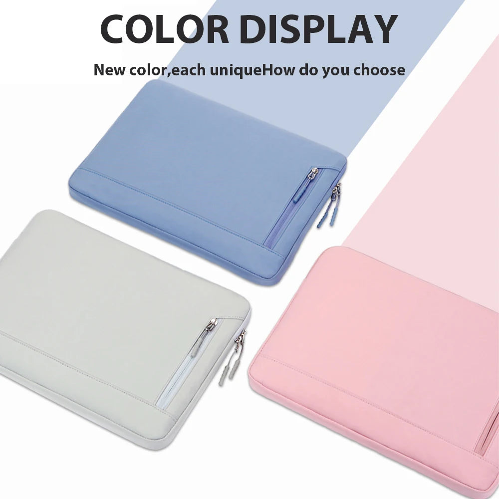 CASEPOKE Laptop Sleeve Case 13.3 14.6 15.6 Inch Notebook Bag Tablet Waterproof Case For MacBook Air Pro Lenovo Hp Dell Men Women